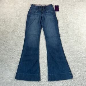 Custo Barcelona Custo Blue Blood Jane Light Blue wide leg hi rise Jeans, size 25